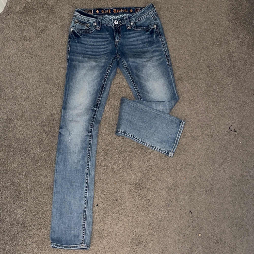 NOT Rock Revival Essie Straight Cut Jeans